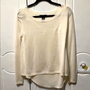 VERVE Blues Sweater 2pc Split back Cream S